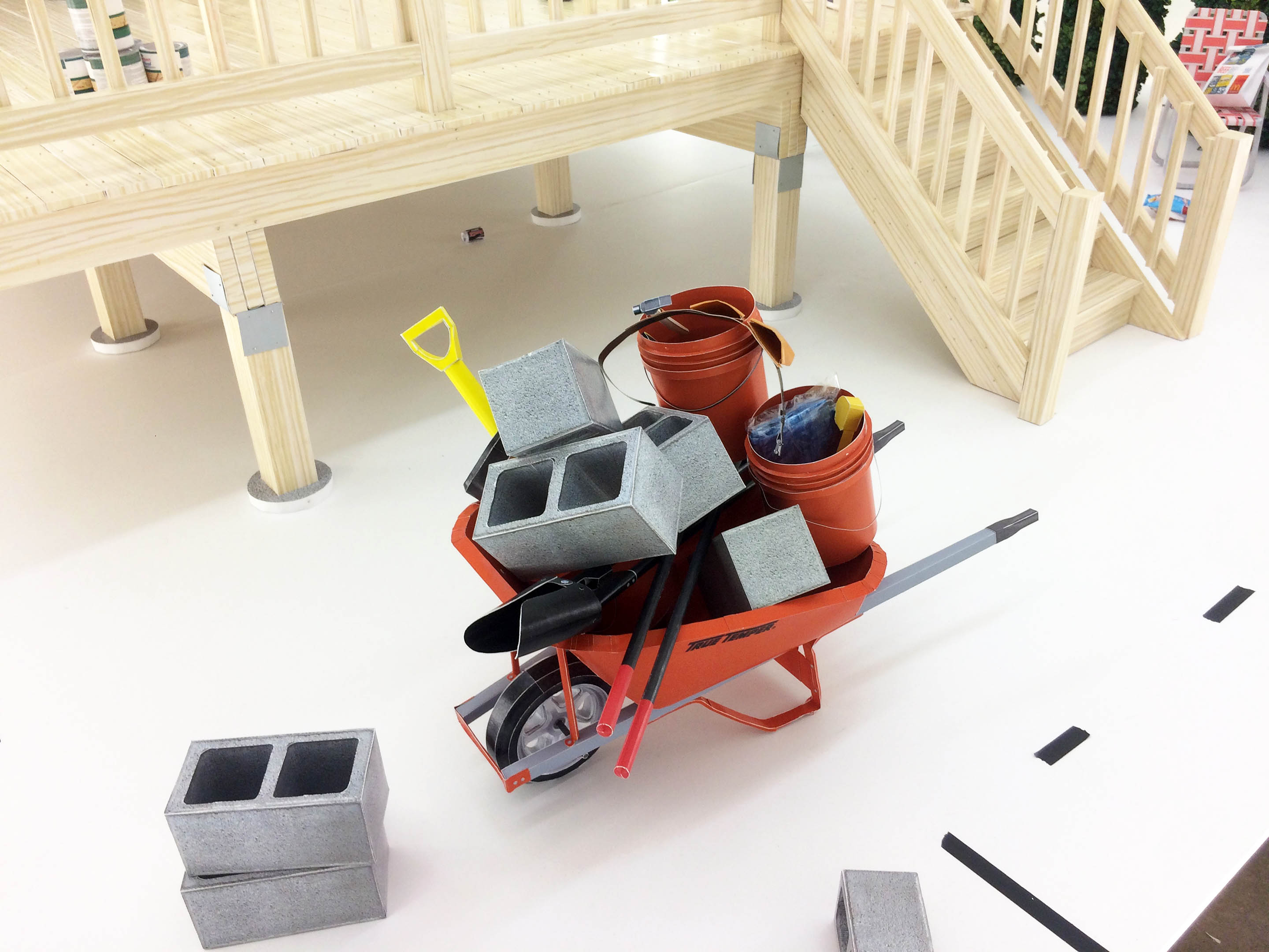 Enjoy Your Deck :-) (installation detail), Chicago Architecture Biennial 2017, Chicago